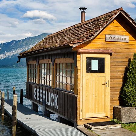 Strandhotel Seeblick Faulensee Екстериор снимка
