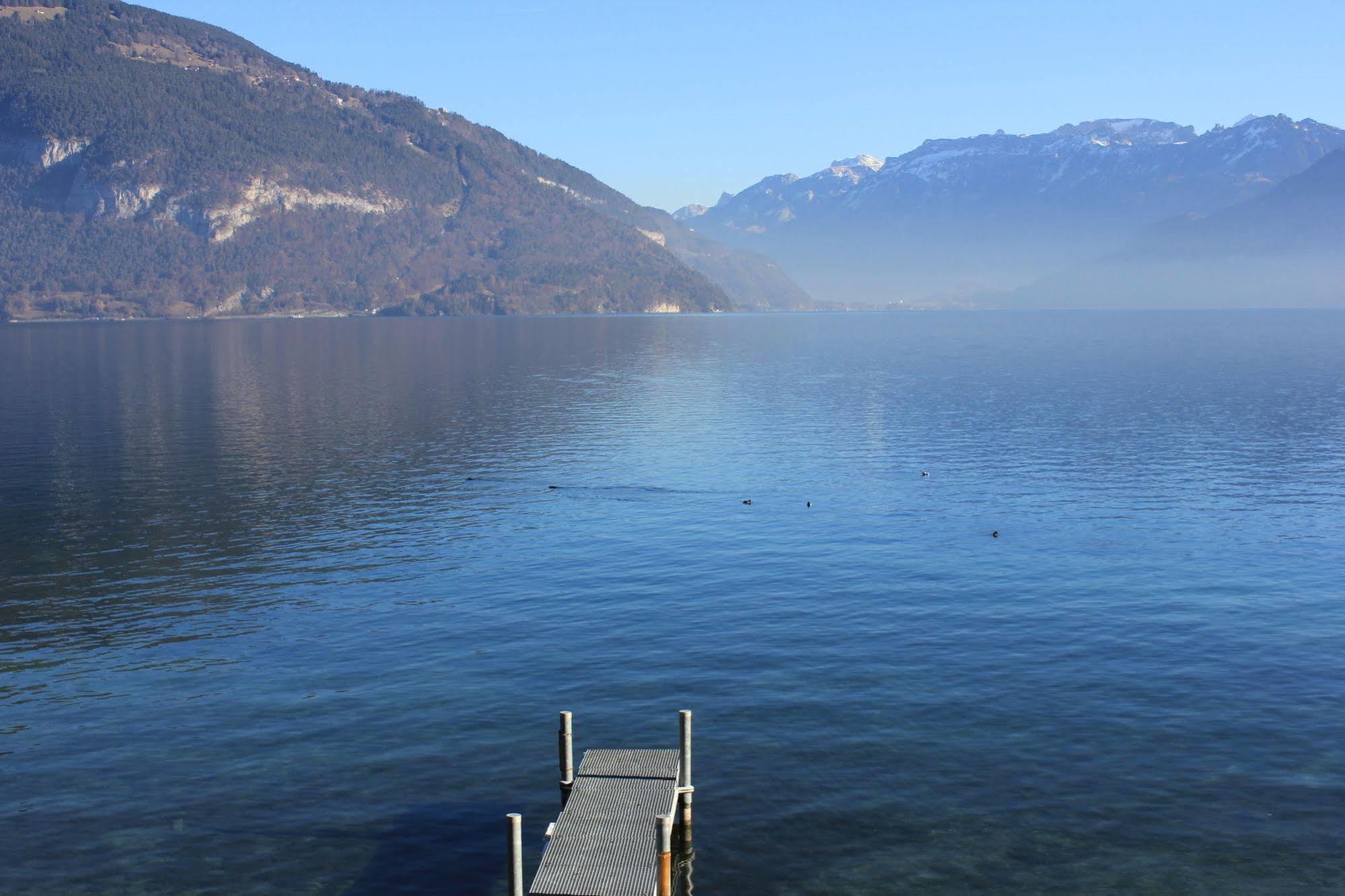 Strandhotel Seeblick Faulensee Екстериор снимка